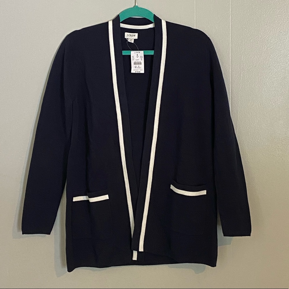 J. Crew Factory Open Front Knit Cardigan